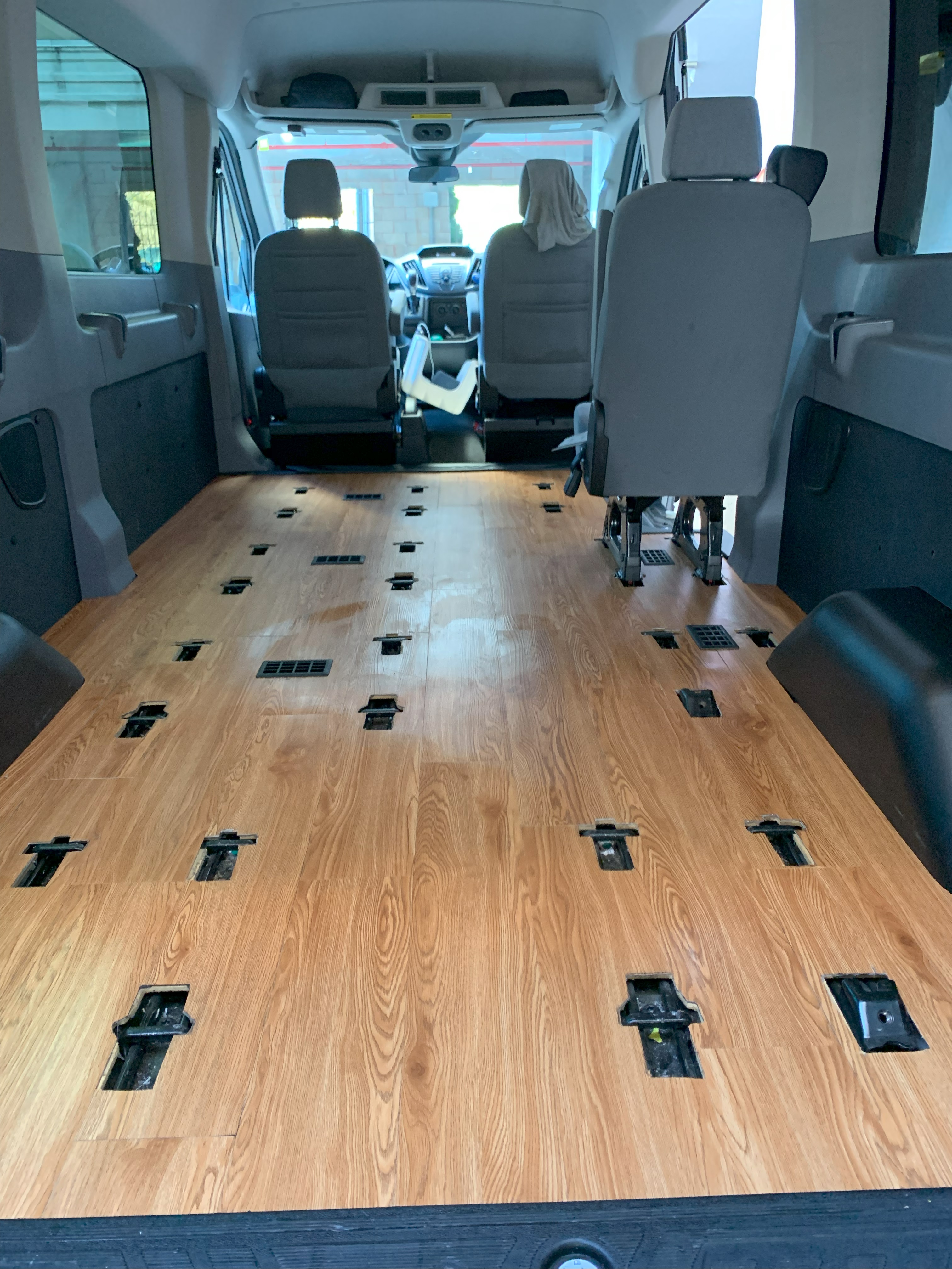 Custom LVP Flooring Upgrade for Limousine after service