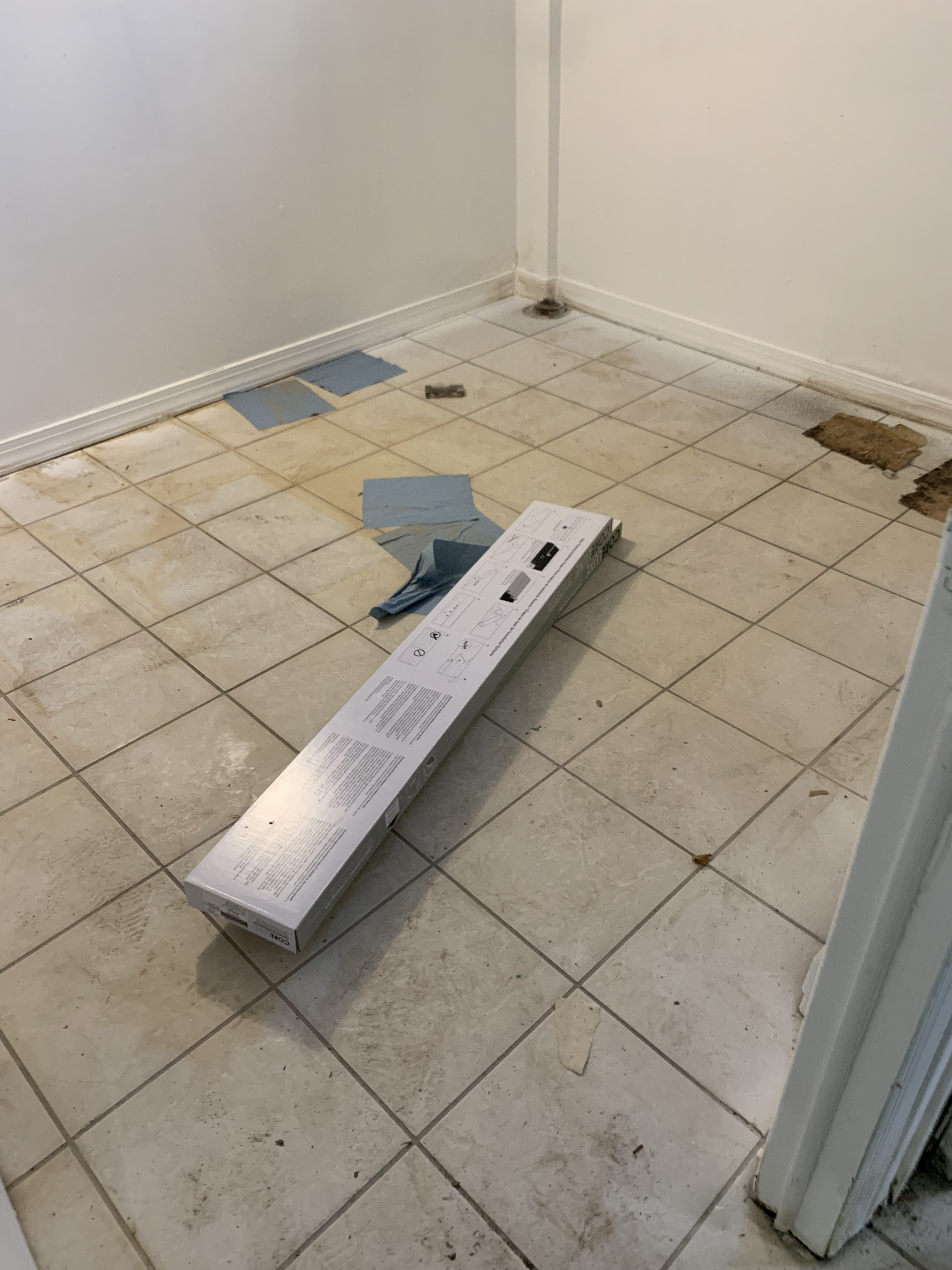 Floating LVP Installation in a Jersey City Basement before service